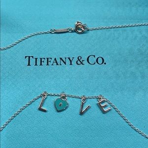 Tiffany & Co LOVE necklace. Silver 925